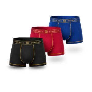 Boxer Brief Premium Hombre ETHYR & Co. Pack 3 piezas Multicolor