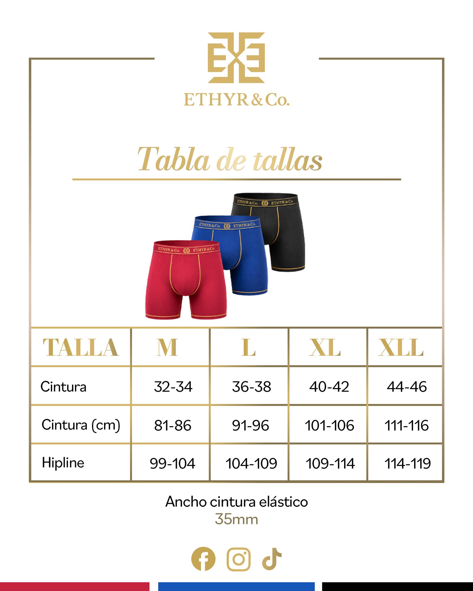 Boxer Largo Premium Hombre ETHYR & Co. Pack 3 piezas Multicolor - Image 5