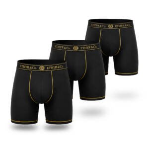 Boxer Largo Premium Hombre ETHYR & Co. Pack 3 piezas Color Negro